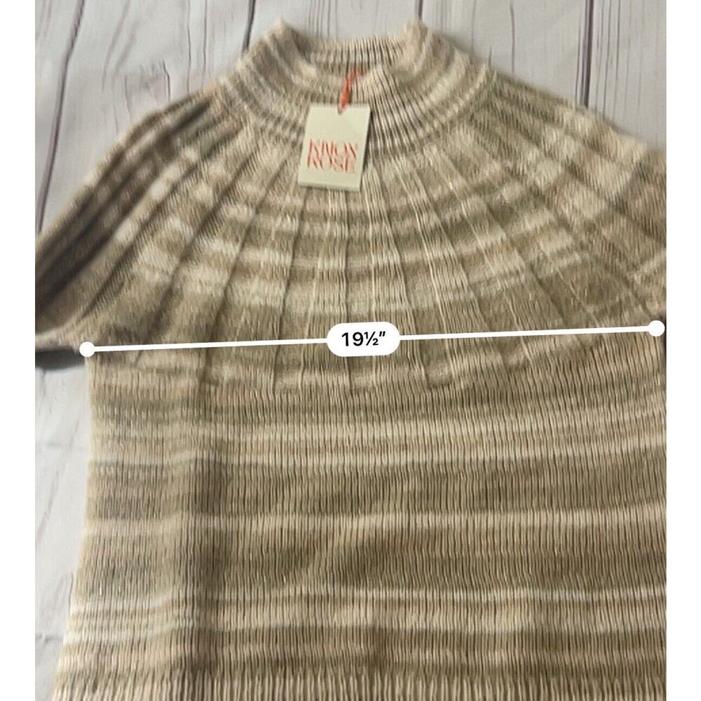 Women's Holiday Pullover Sweater - Knox Rose Oatmeal M NWT - Picture 5 of 7